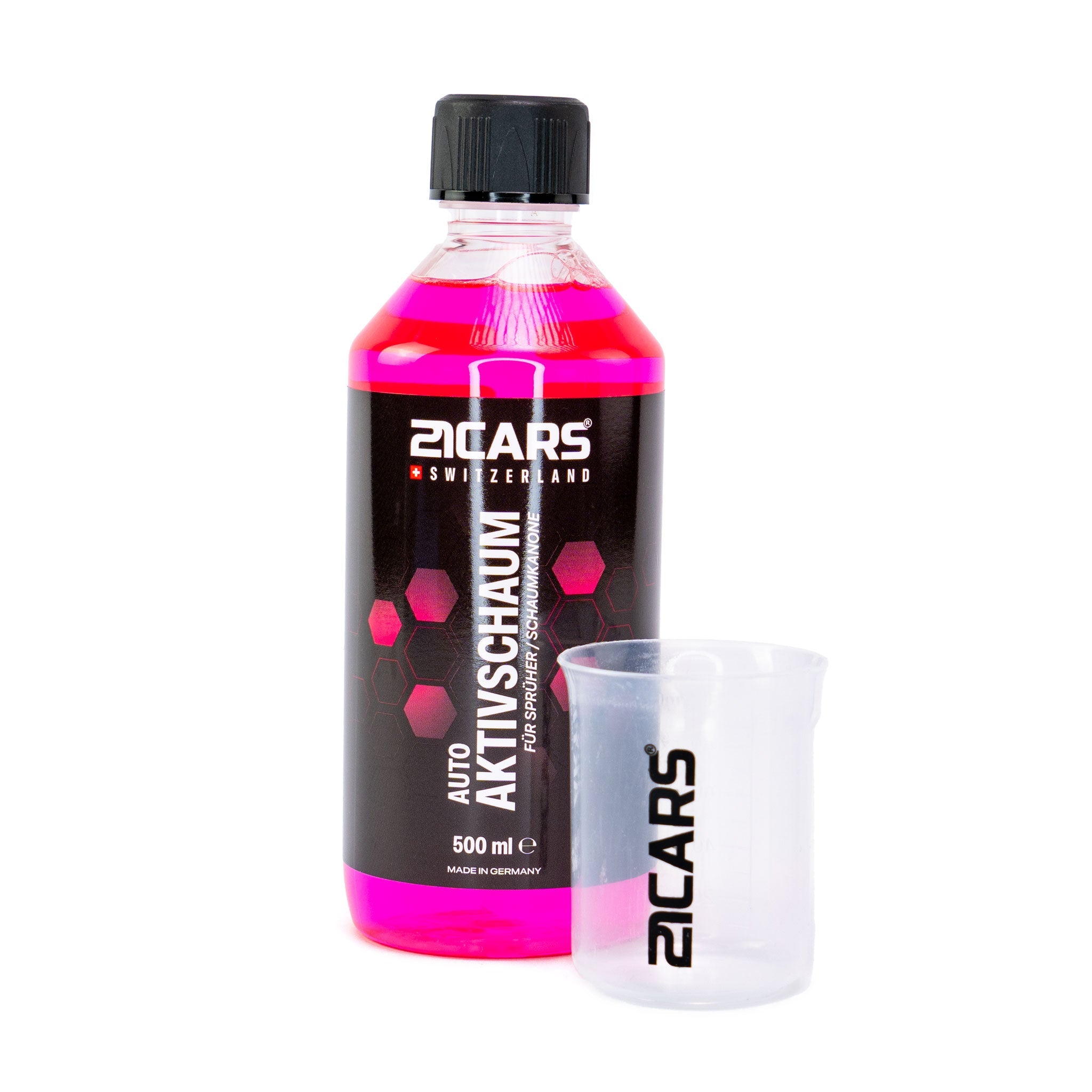 21CARS® Active Foam Cleaner 0.5 Liter Set | Raspberry Scent