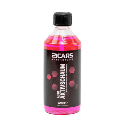 Nettoyant à mousse active 21CARS® 0,5 litre | Parfum framboise