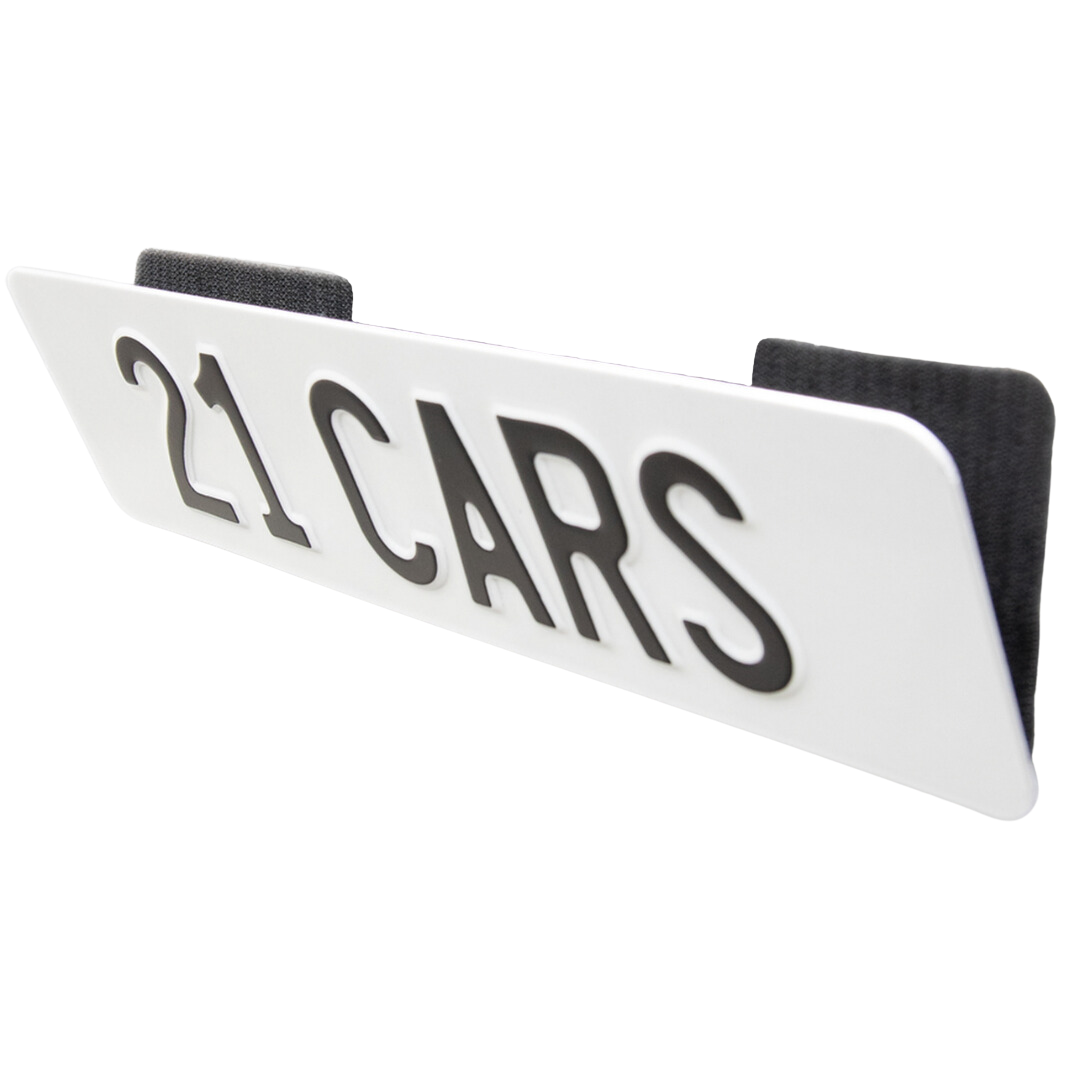 Velcro interchangeable license plate holder | Mini