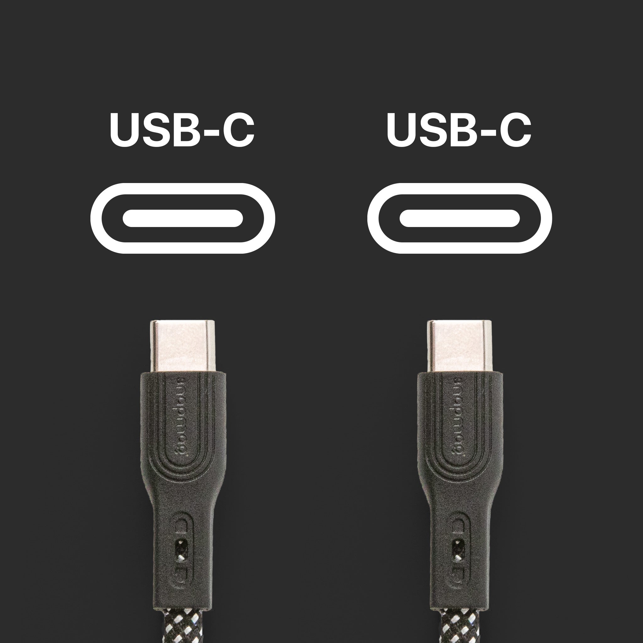 Magnetic USB-C - USB-C | iPhone 15, Android 1.0m | All Type C Devices - snapmag